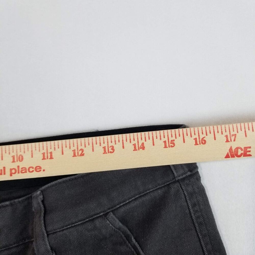 Democracy Jeans Womens 12 Gray Skyrise Booty Lift Flare Stretch Denim Bootcut - Picture 7 of 10